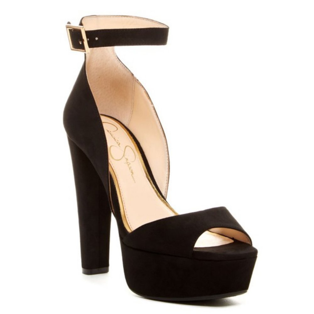 Jessica Simpson NIB Sexy Suede Platforms Size 13